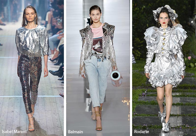 Spring/ Summer 2019 Fashion Trends: Tinfoil Couture Fashion