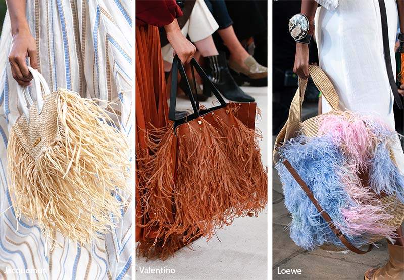 Spring/ Summer 2019 Handbag Trends: Feather & Fringe Bags