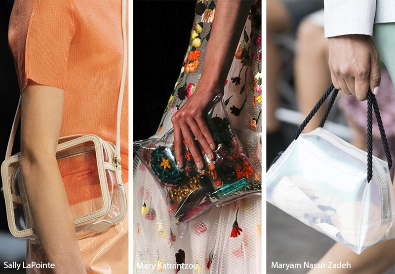 Spring/ Summer 2019 Handbag Trends: Tiny Plastic Clear Bags