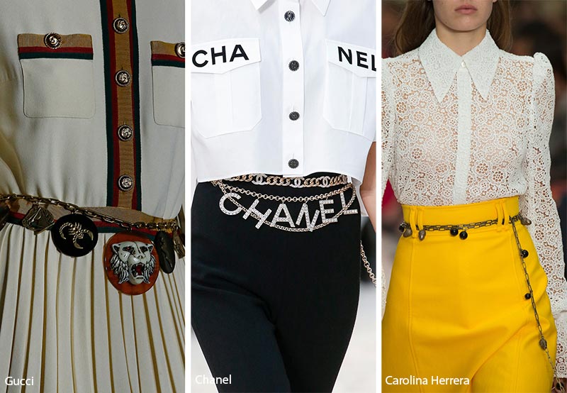 Spring/ Summer 2019 Accessory Trends: Charm Belts