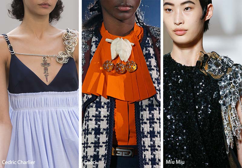 Spring/ Summer 2019 Jewelry Trends: Clothing Jewelry