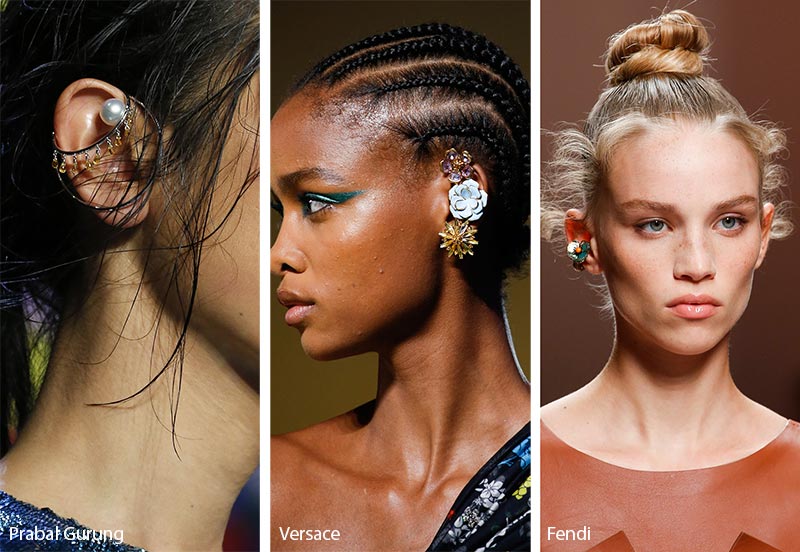 Spring/ Summer 2019 Jewelry Trends: Ear Cuffs & Stacked Earrings