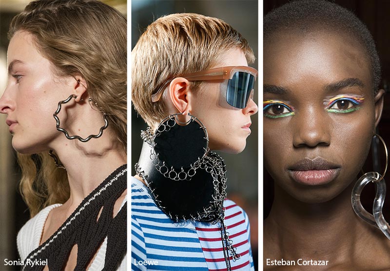 Spring/ Summer 2019 Jewelry Trends: Extreme Hoop Earrings