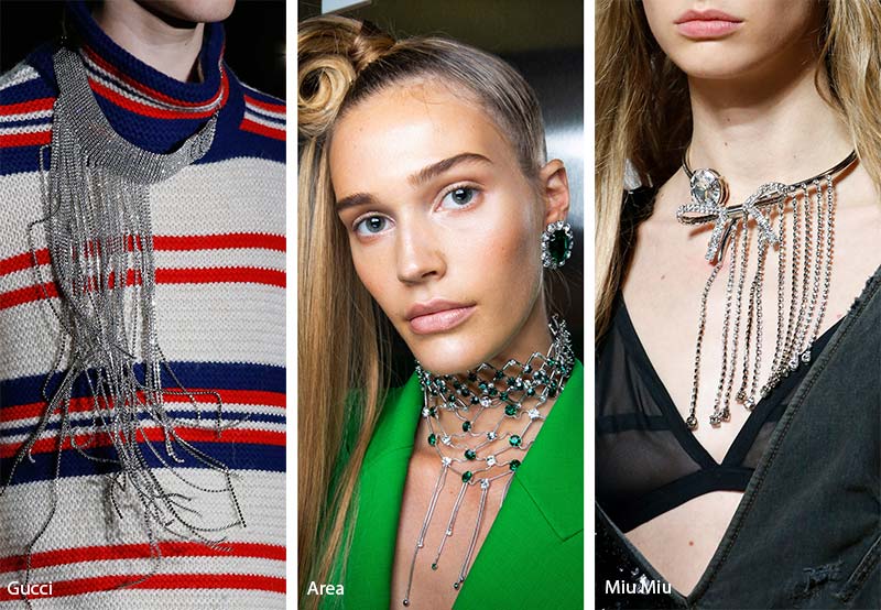 Spring/ Summer 2019 Jewelry Trends: Fringed Chokers