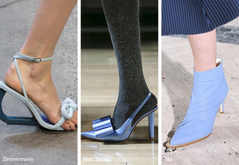 Spring/ Summer 2019 Shoe Trends: Blue Shoes & Sandals
