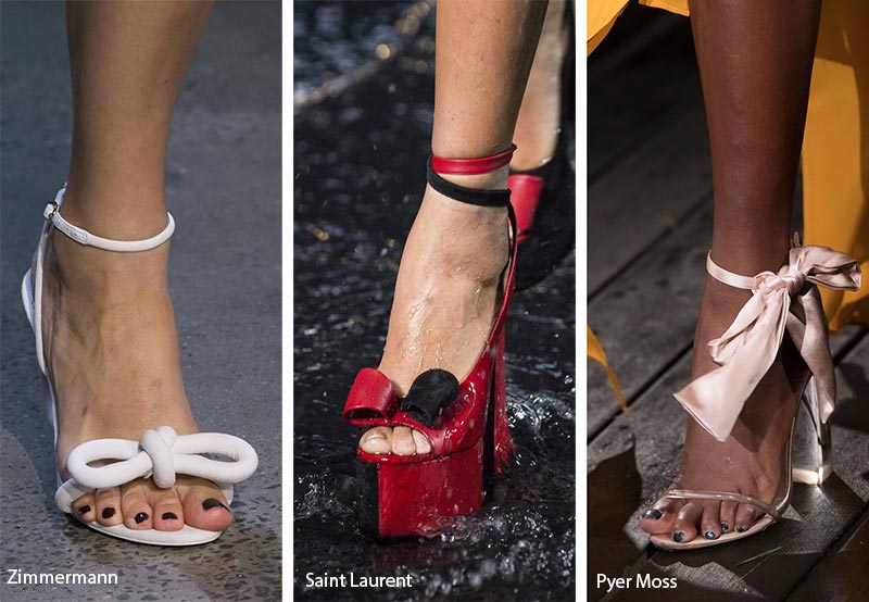 Spring/ Summer 2019 Shoe Trends: Bow-embellished Shoes & Sandals