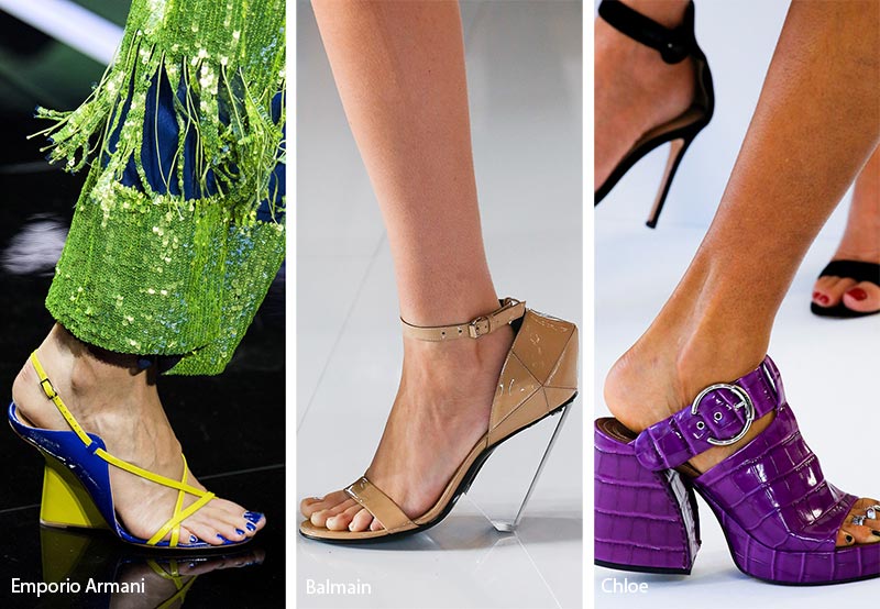 Spring/ Summer 2019 Shoe Trends: Contoured, Sculptural Heels