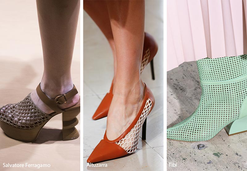 Spring/ Summer 2019 Shoe Trends: Fishnet Shoes & Sandals