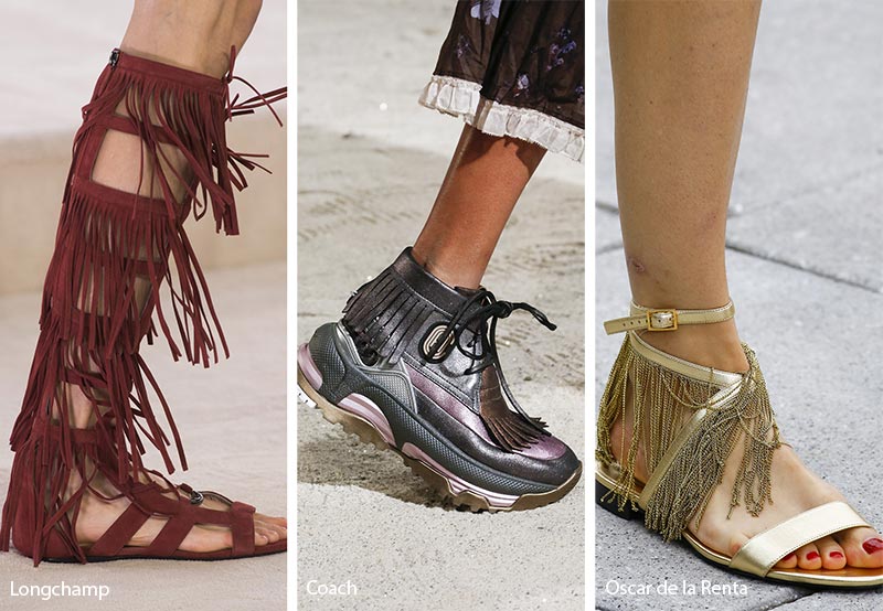 Spring/ Summer 2019 Shoe Trends: Fringed Shoes & Sandals