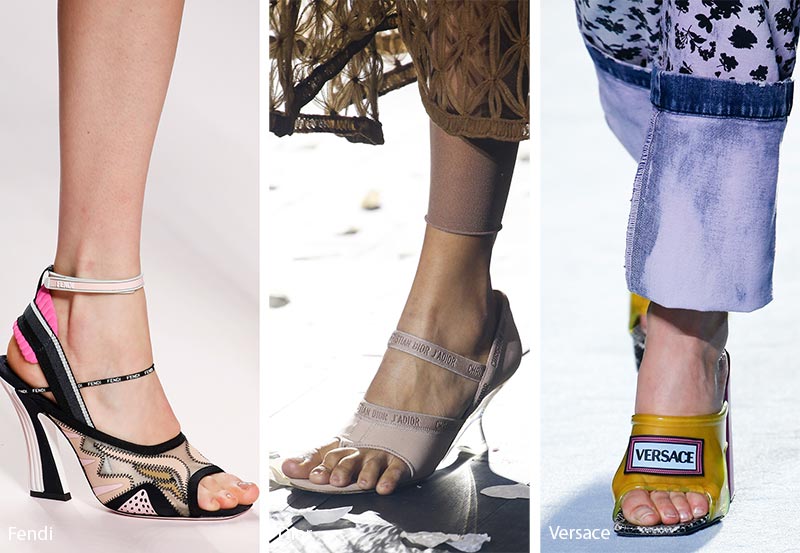 Spring/ Summer 2019 Shoe Trends: Logo Shoes & Sandals