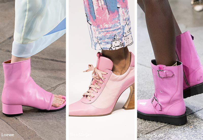 Spring/ Summer 2019 Shoe Trends: Mod Pink Shoes & Sandals
