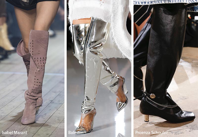 Spring/ Summer 2019 Shoe Trends: Over-the-Knee Boots