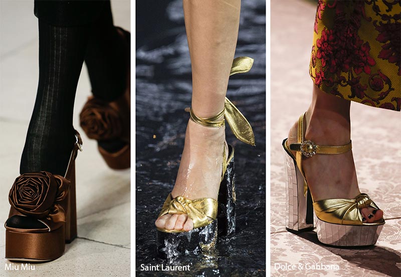 Spring/ Summer 2019 Shoe Trends: Platform Sandals