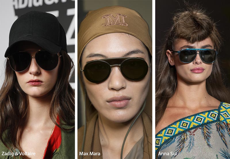 Spring/ Summer 2019 Sunglasses Trends: Aviator Sunglasses