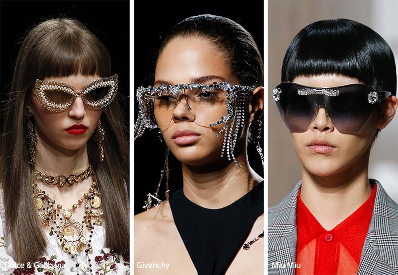 Spring/ Summer 2019 Sunglasses Trends: Bejeweled Sunglasses