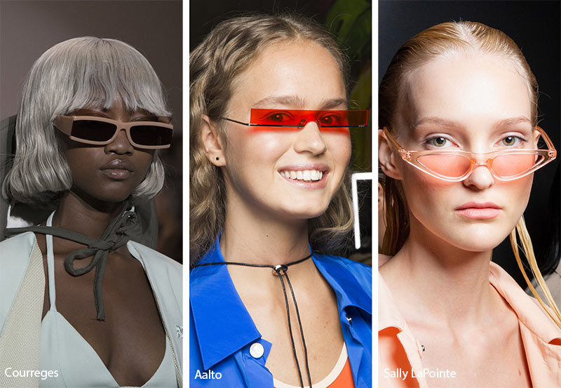 Spring/ Summer 2019 Sunglasses Trends: Horizontally Skinny Sunglasses