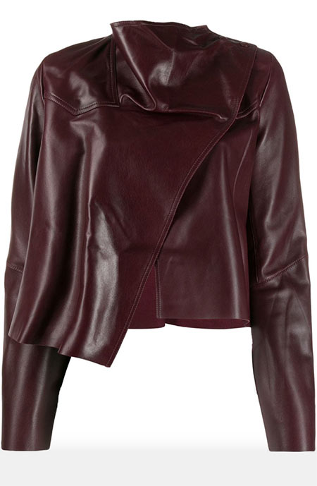 Best Leather Jackets for Women to Buy: Isabel Marant Wrap-Style Leather Jacket