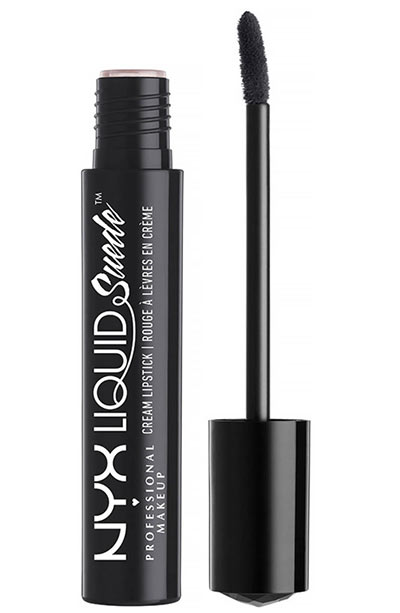 Best Black Lipstick Shades: NYX Liquid Suede Cream Lipstick in Alien