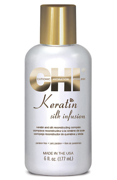 Best Keratin Treatment Products to Try at Home: CHI Keratin Silk Infusion Keratin & Silk Reconstructing Complex