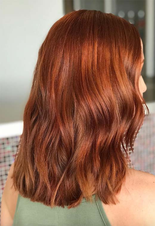 Copper Hair Color Shades: Copper Hair Dye Tips