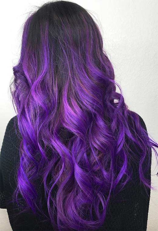 How to Dye Your Hair Violet