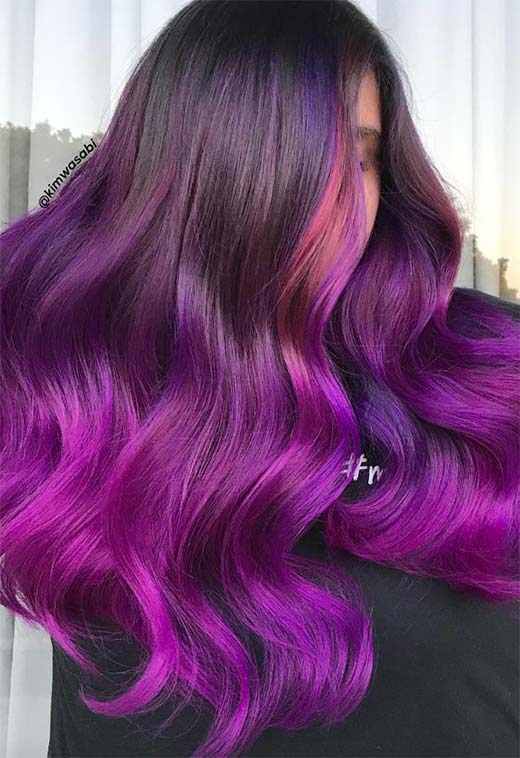 How to Maintain Purple Hair