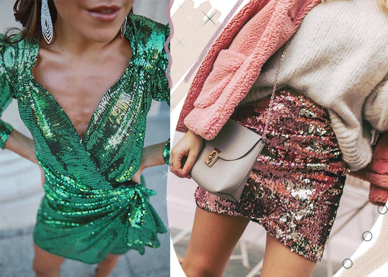 Sparkly Sequin Dresses & Outfits