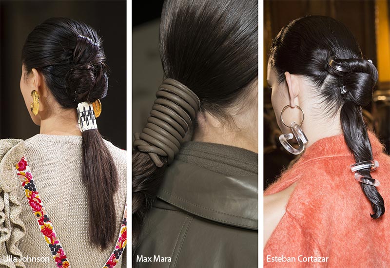 Spring/ Summer 2019 Hair Accessory Trends: Ponytail Wrap