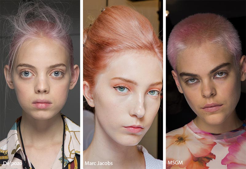Spring/ Summer 2019 Hair Color Trends: Pastel Pink Hair Colors