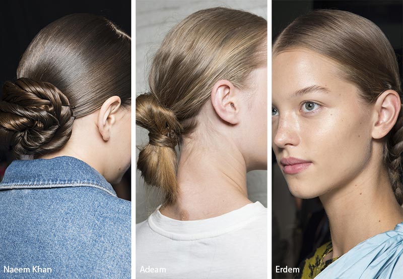Spring/ Summer 2019 Hairstyle Trends: Sleek Updos & Chignons