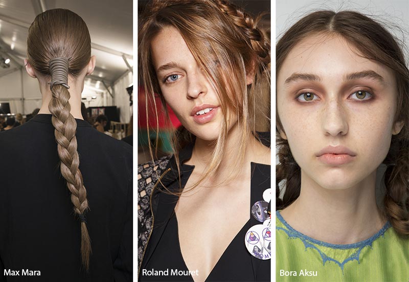 Spring/ Summer 2019 Hairstyle Trends: Thick Braids