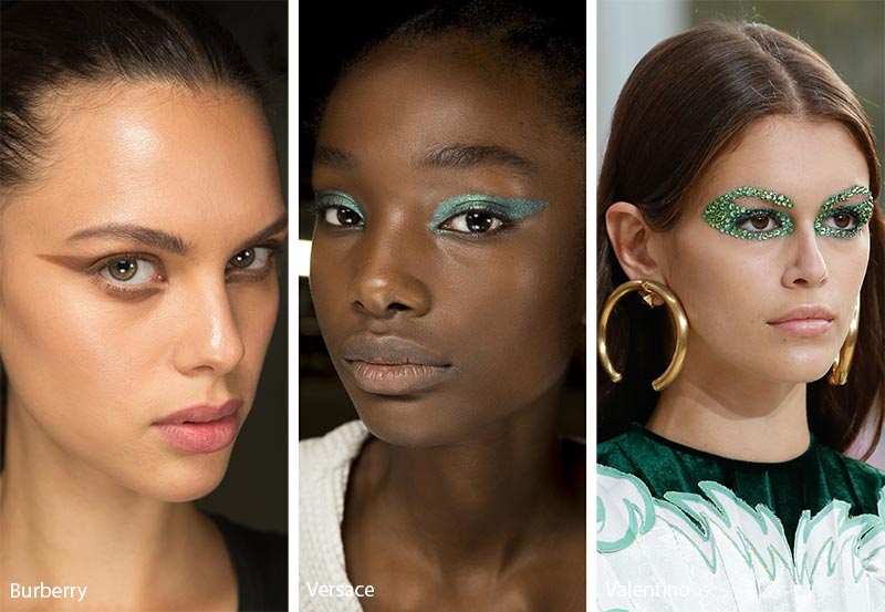 Spring/ Summer 2019 Makeup Trends: Colorful Winged Eyeliner