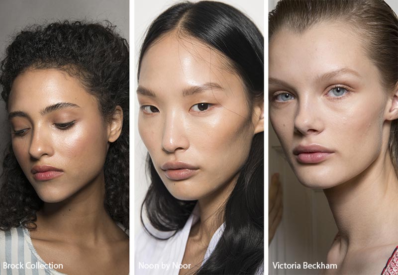 Spring/ Summer 2019 Makeup Trends: Glowing Skin/ Highlighter