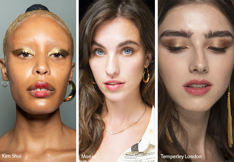 Spring/ Summer 2019 Makeup Trends: Golden Eye Makeup/ Eyeshadow
