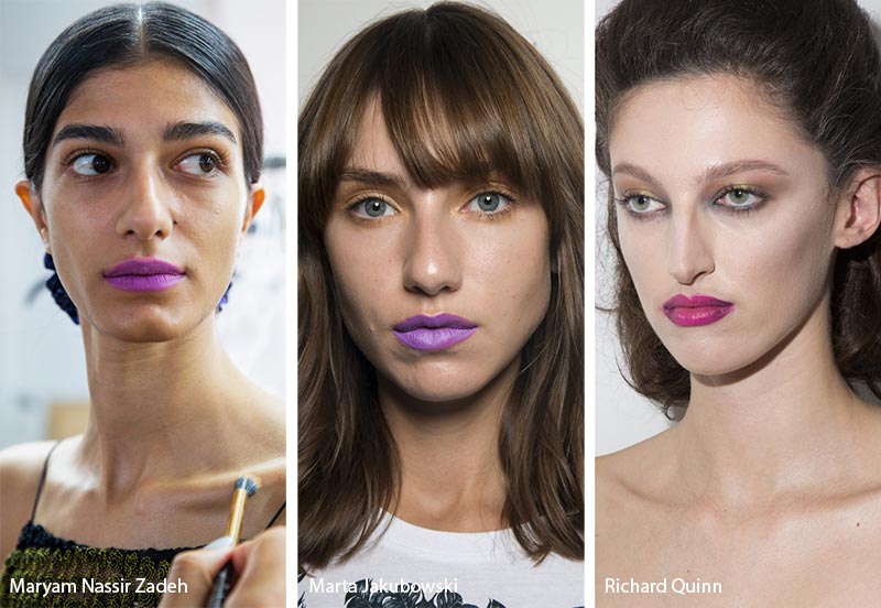 Spring/ Summer 2019 Makeup Trends: Matte Purple Lips