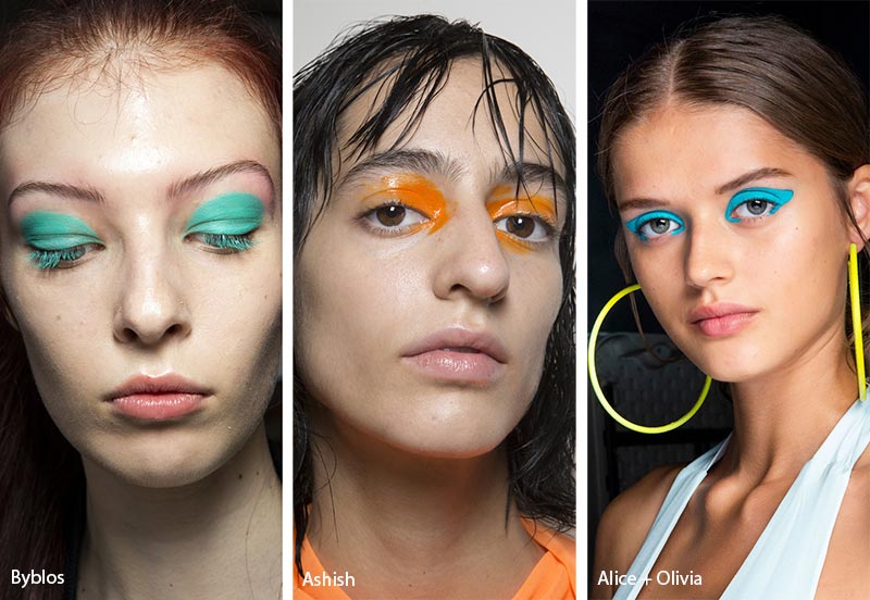 Spring/ Summer 2019 Makeup Trends: Neon Eye Makeup/ Eyeshadow