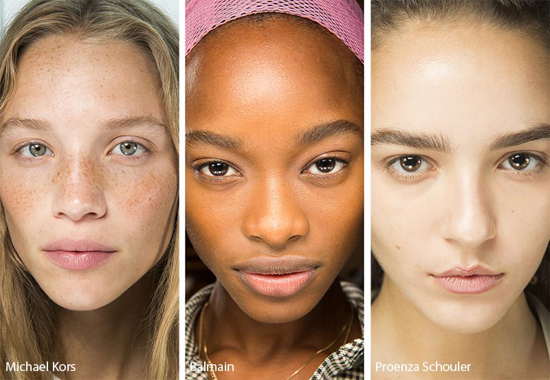 Spring/ Summer 2019 Makeup Trends: No Foundation Clean Skin