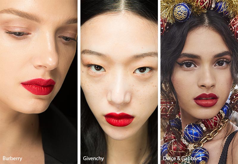 Spring/ Summer 2019 Makeup Trends: Red Lipstick