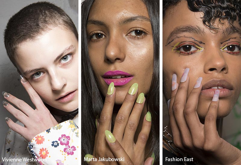 Spring/ Summer 2019 Nail Trends: Clear Press-on Nails