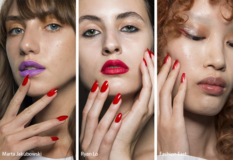 Spring/ Summer 2019 Nail Trends: Red Nails