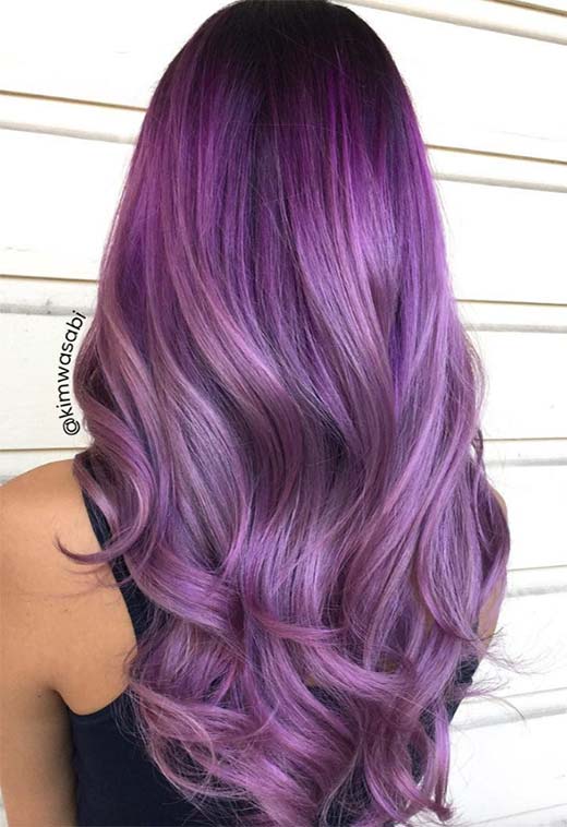 What Colors Flatter Purple Hair?