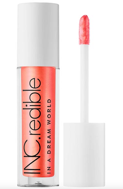 Pantone 2019 Color of the Year Living Coral Beauty & Fashion Items: Inc.Redible in a Dream World Iridescent Sheer Gloss in Never Peachless 