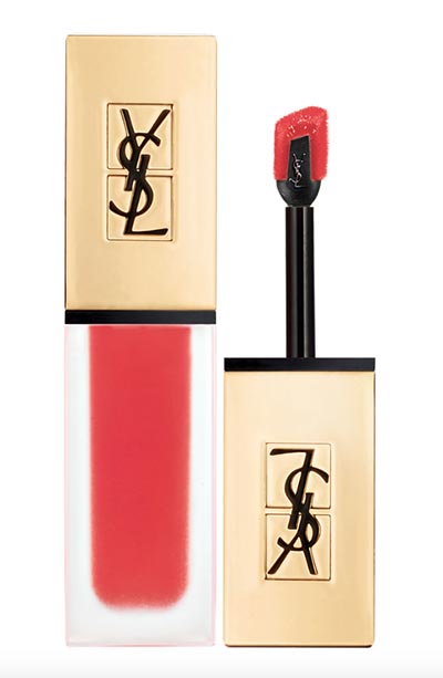 Pantone 2019 Color of the Year Living Coral Beauty & Fashion Items: YSL Tatouage Couture Liquid Matte Lip Stain in Coral Anti-Mainstream