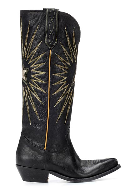 Best Cowboy Boots for Women: Golden Goose Deluxe Western Boots