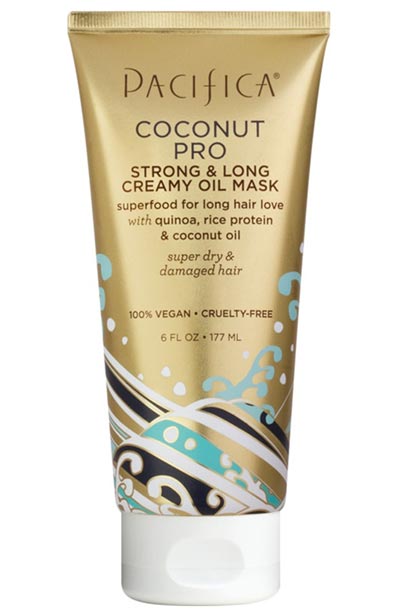 Best Coconut Oil Hair Mask Products: Pacifica Coconut Pro Strong & Long Creamy Oil Mask