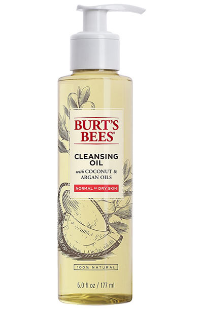 Best Coconut Oil Skin Care Products: Burt’s Bees Facial Cleansing Oil with Coconut & Argan Oils