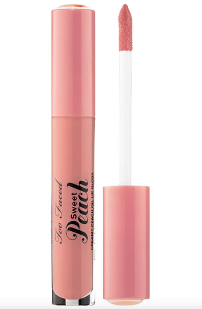 Best Lip Glosses to Buy: Too Faced Sweet Peach Creamy Peach Oil Lip Gloss