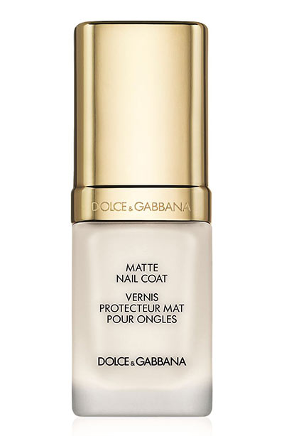 Best Matte Nail Polish Colors & Matte Top Coats: Dolce & Gabbana Beauty Matte Nail Coat