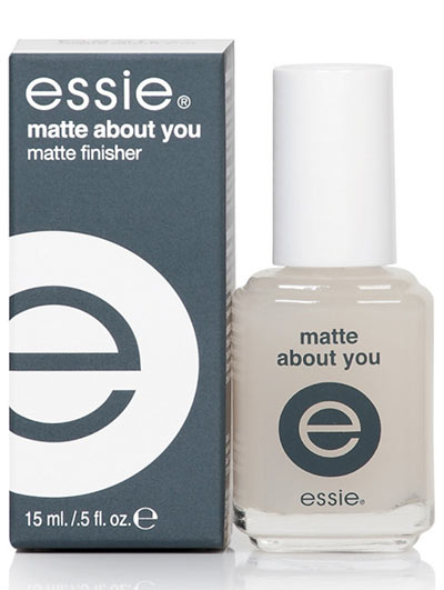Best Matte Nail Polish Colors & Matte Top Coats: Essie Matte About You Matte Finisher