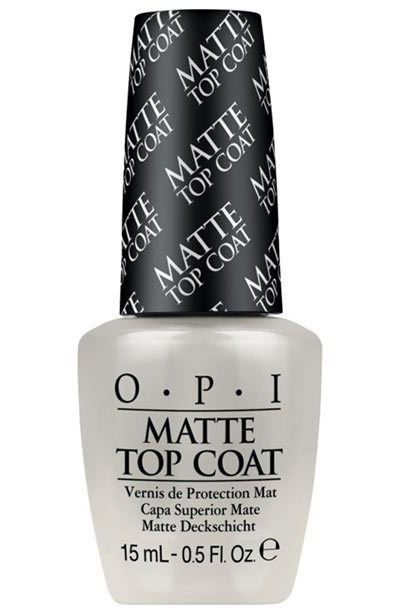Best Matte Nail Polish Colors & Matte Top Coats: OPI Matte Top Coat